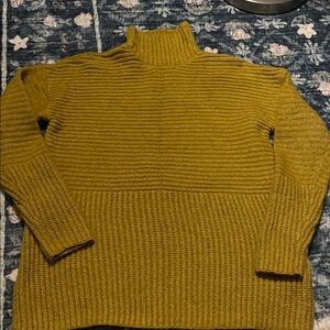 a new day Mustard Cowl Neck Sweater